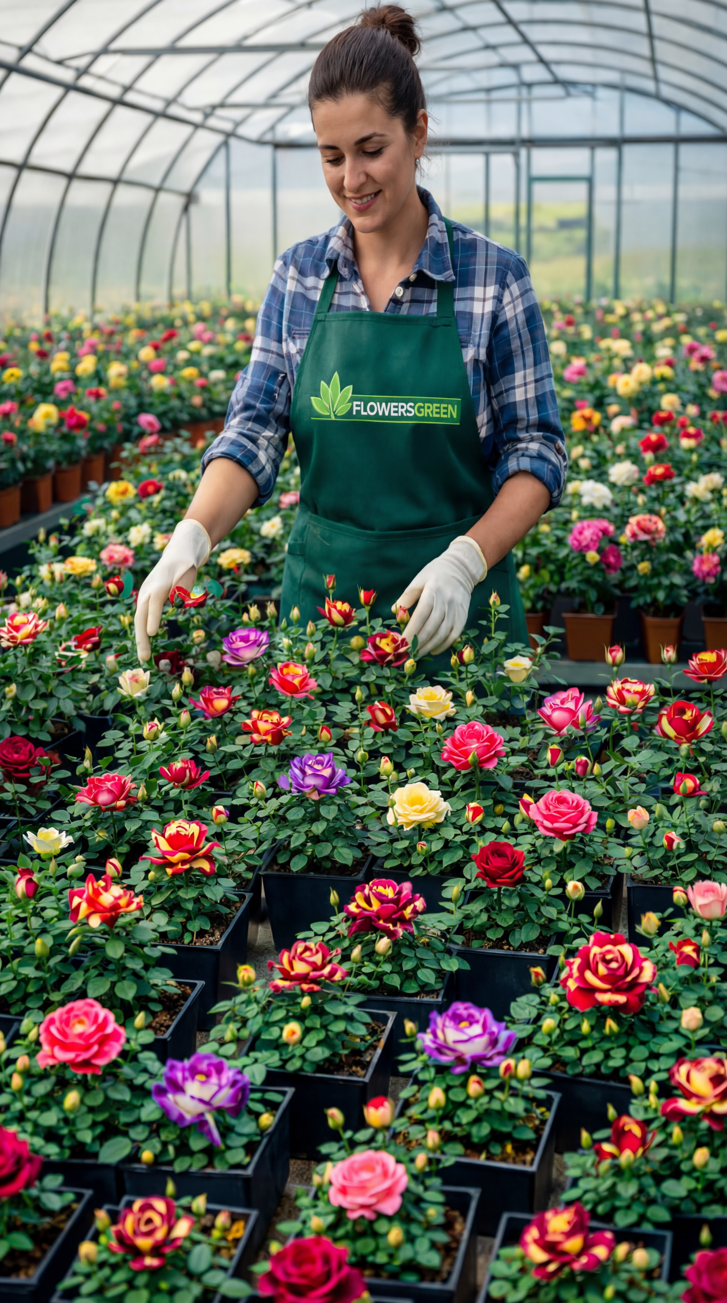 Trandafiri MiniRose în ghiveci – 3 bucăți • Mix culori • Transport Gratuit