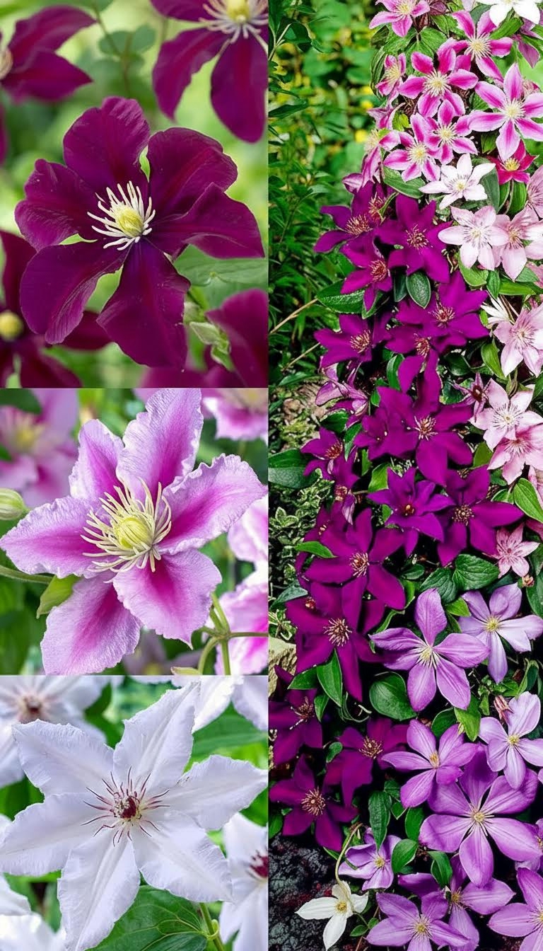 Semințe Clematis Mix – 20 semințe – 99 lei – transport gratuit