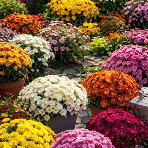 Butași Crizanteme Mix Ghiveci – 10 bucăți – 149 lei