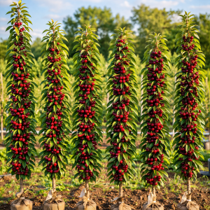 Pachet 6 Cireși Columnari MAX – Cea mai bună ofertă – Garanție de rod – 299 Lei – Transport Gratuit