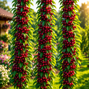 Pachet 3 Cireși Columnari – Cel mai vândut – Garanție de rod – 199 Lei – Transport Gratuit