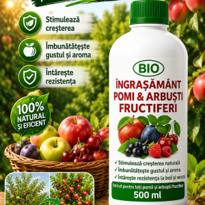 ÎNGRĂȘĂMÂNT BIO POMI & ARBUȘTI FRUCTIFERI 500 ml