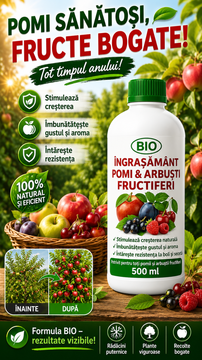 Îngrășământ BIO pentru pomi