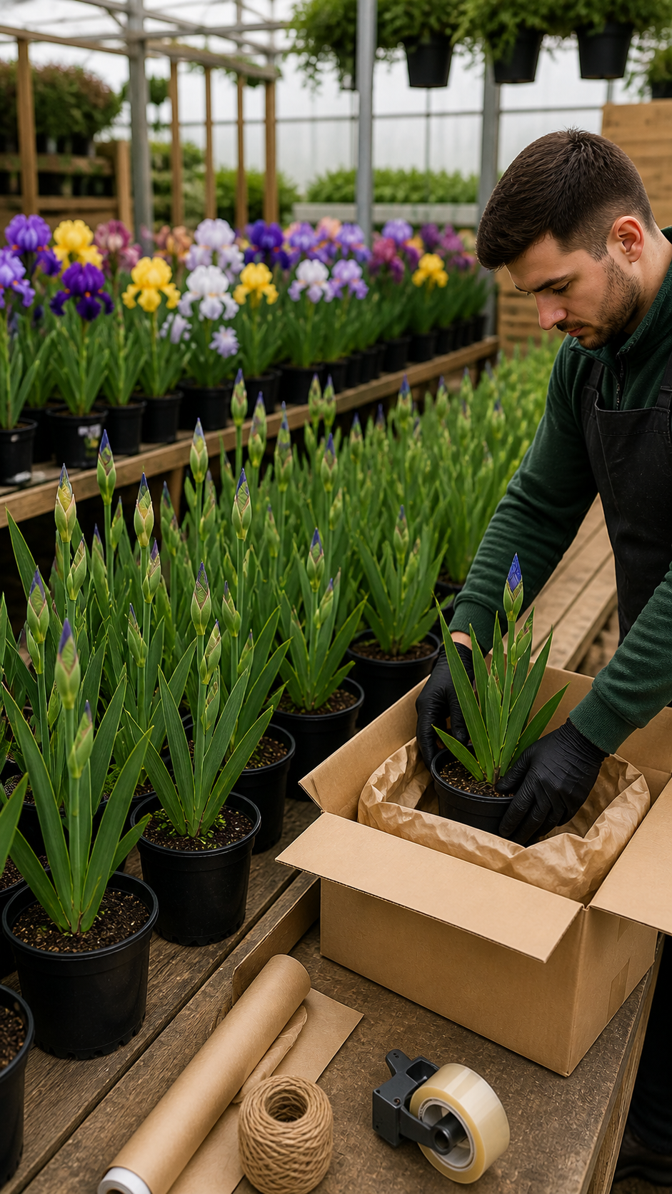 Iris Premium la ghiveci – mix culori spectaculoase – transport gratuit