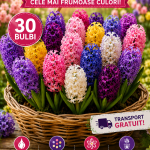 Pachet Zambile Colorate PREMIUM – 30 Bulbi