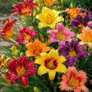 Hemerocallis Mix de Culori – Pachet 5 Rizomi – 99 Lei