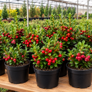 👑 Pachet Premium ⭐ Cea mai bună ofertă 9 Soiuri de Merișor (Vaccinium vitis-idaea)  249 Lei • Transport Gratuit