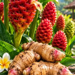 Shampoo Ginger Exotic – Zingiber zerumbet – Pachet 6 Rizomi