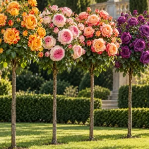 Pachet 4 trandafiri pomișor – culori la alegere