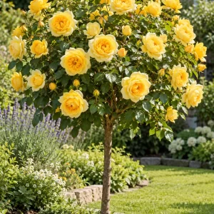 Trandafir pomisor Patio golden